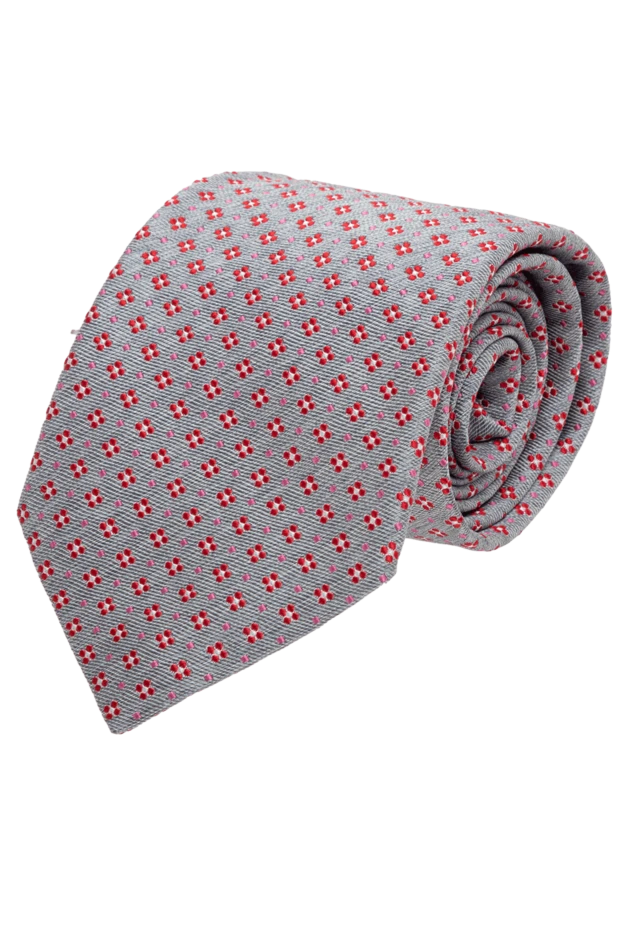 Canali мужские галстук из шелка серый мужской купить с ценами и фото 123930 - фото 1