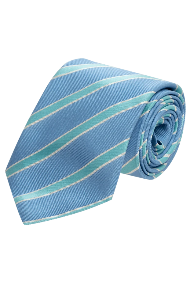 Canali man blue silk tie for men 123959 - photo 1