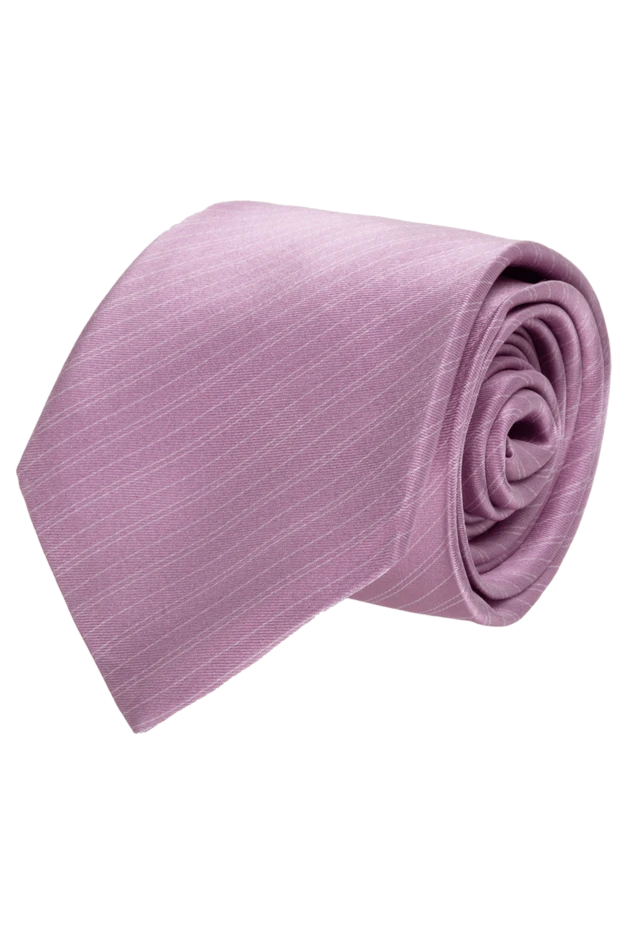 Canali man pink silk tie for men 123965 - photo 1