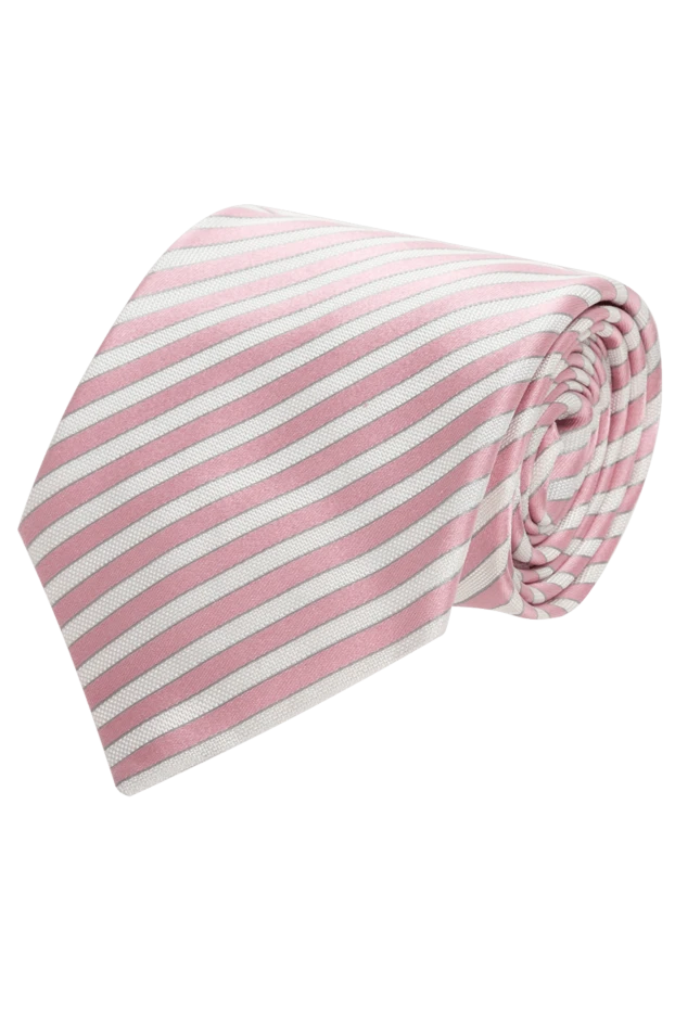 Canali мужские галстук из шелка розовый мужской купить с ценами и фото 123966 - фото 1