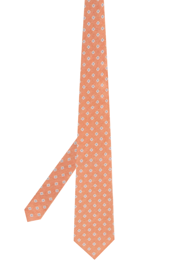 Canali man silk tie pink for men 123966 - photo 3