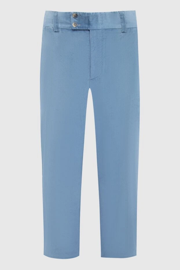 Billionaire man blue cotton trousers for men buy with prices and photos 125345 - photo 1