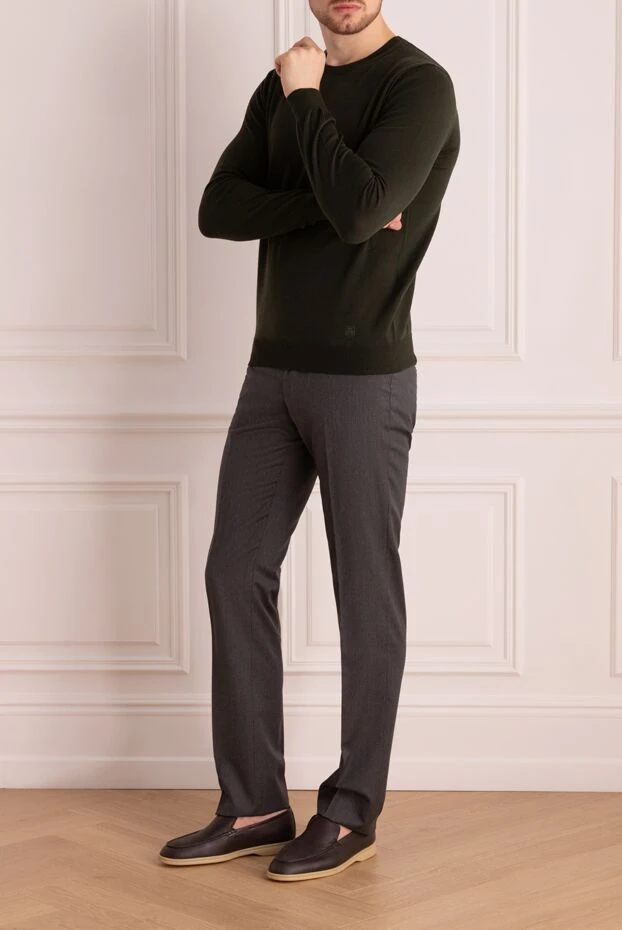 Corneliani man black wool jumper for men buy with prices and photos 125453 - photo 2