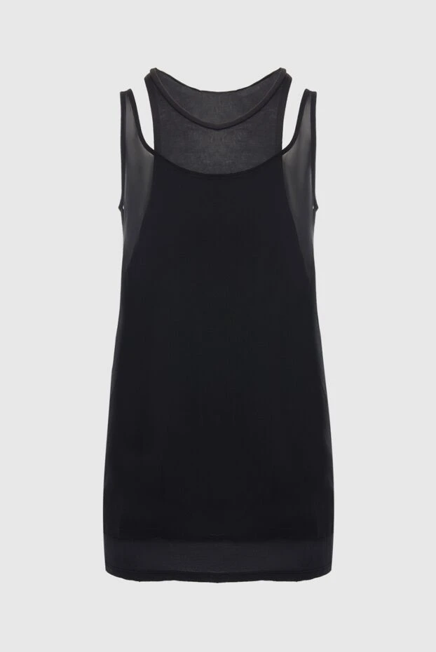 Gucci жіночі топ із шовку чорний жіночий купити фото з цінами 130420 - фото 1