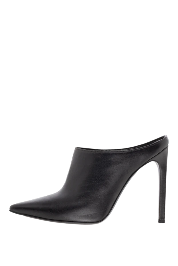 Ermanno Scervino women's mules made of genuine black leather 130569 - photo 1