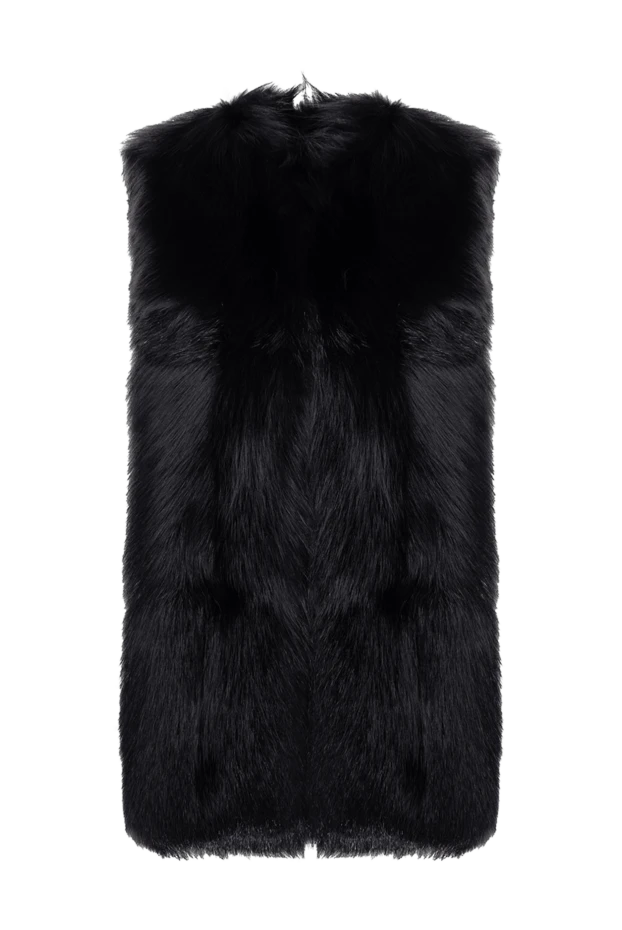 Dolce & Gabbana black women's vest made of natural fox fur 130588 - photo 1