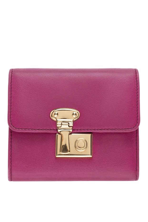 Dolce & Gabbana женские кошелек из кожи розовый женский купить с ценами и фото 130693 - фото 1