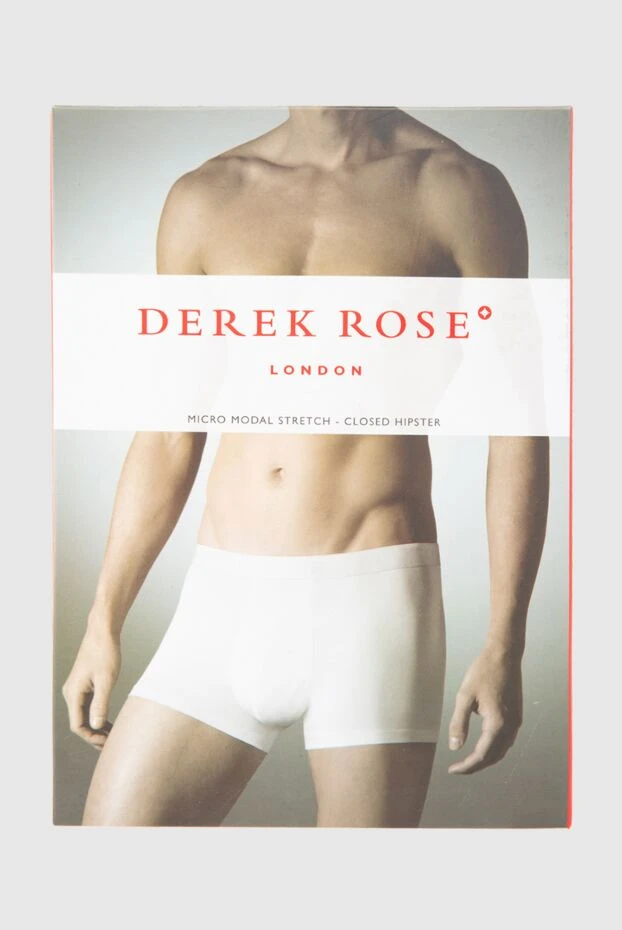 Derek Rose man white men's boxer briefs made of micromodal and elastane buy with prices and photos 131273 - photo 1