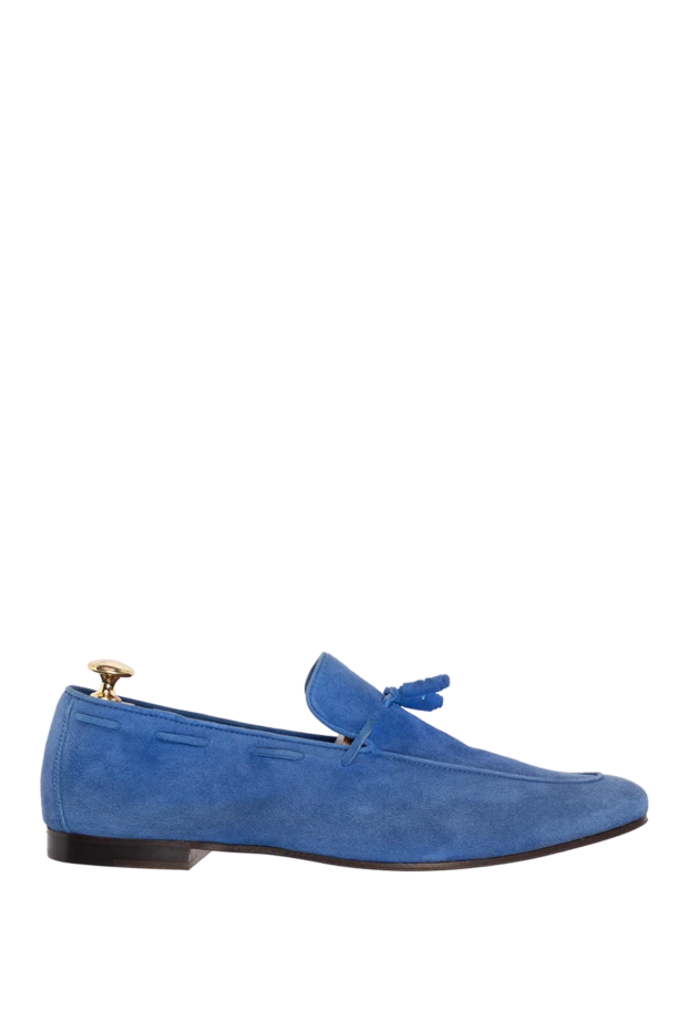 Andrea Ventura man blue suede loafers for men buy with prices and photos 131281 - photo 1
