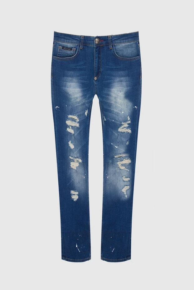 Philipp Plein жіночі джинси з бавовни сині жіночі купити фото з цінами 131335 - фото 1