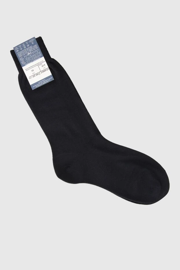 Bresciani man men's black cotton socks 131360 - photo 2