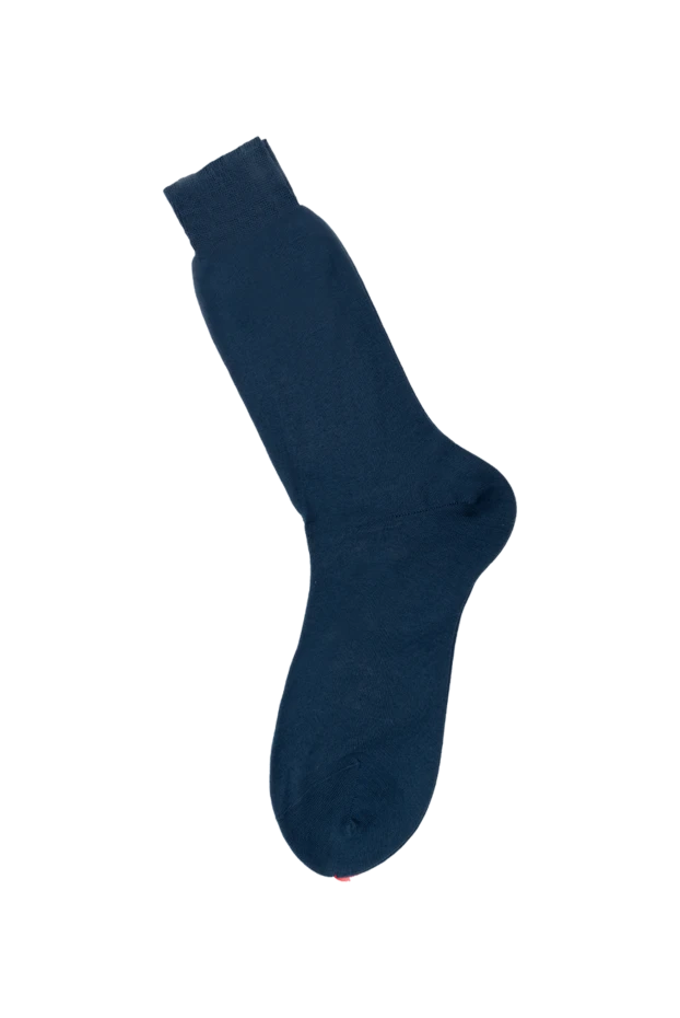 Bresciani man men's blue cotton socks buy with prices and photos 131361 - photo 2