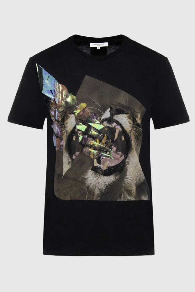 Les Benjamins man black cotton t-shirt for men buy with prices and photos 131377 - photo 1