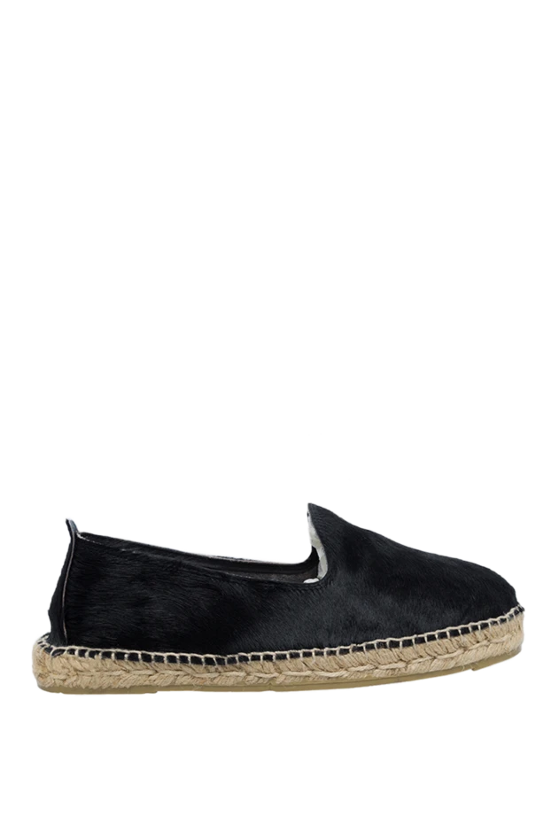 Manebi black pony leather espadrilles for men 131400 - photo 1