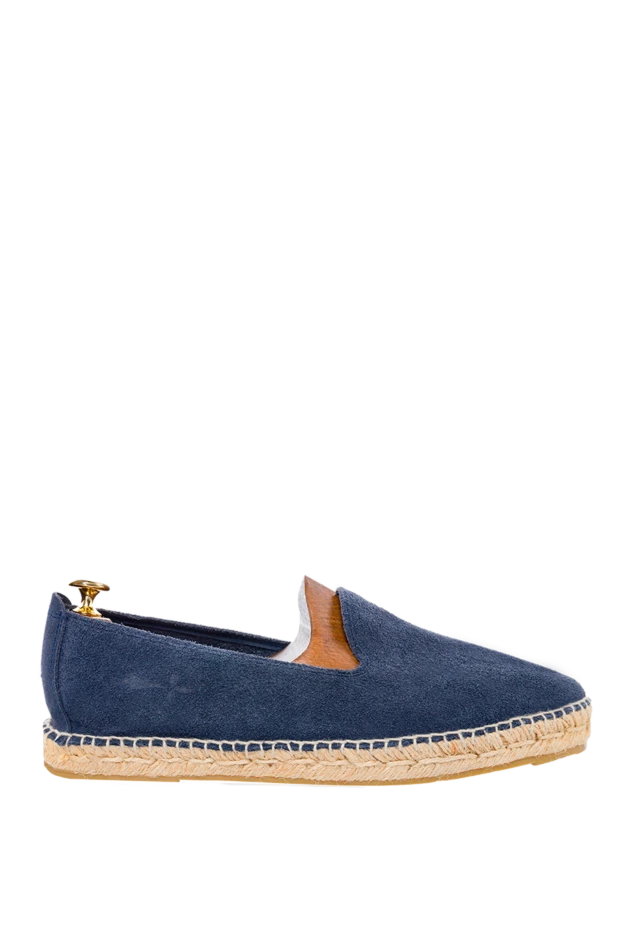 Blue pony leather espadrilles for men