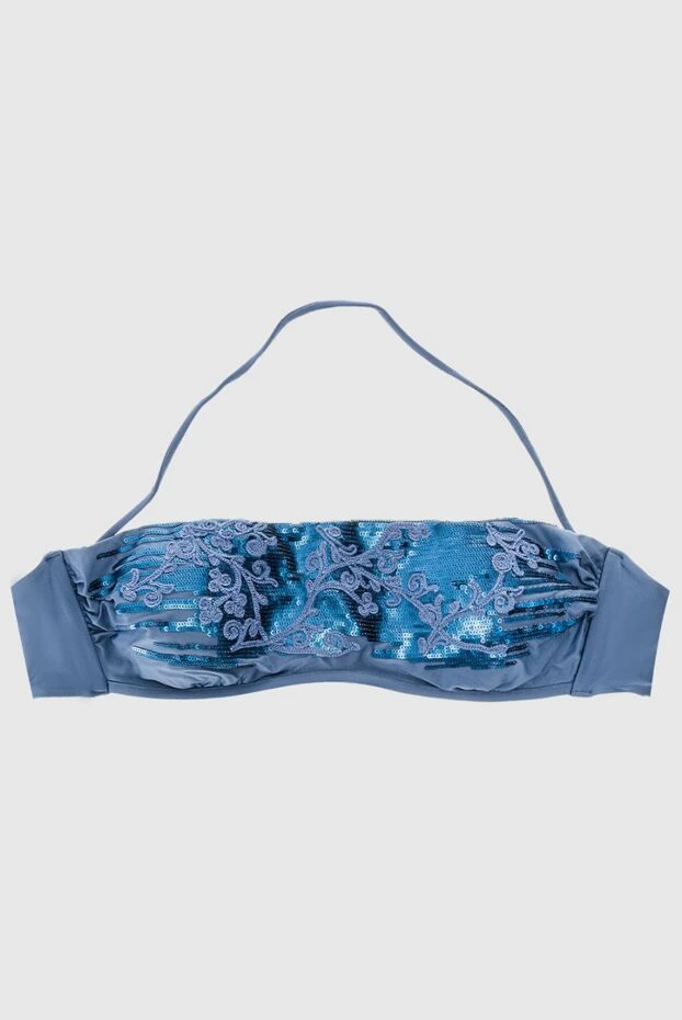 La Perla woman women's blue polyamide and elastane swimsuit top buy with prices and photos 131427 - photo 1