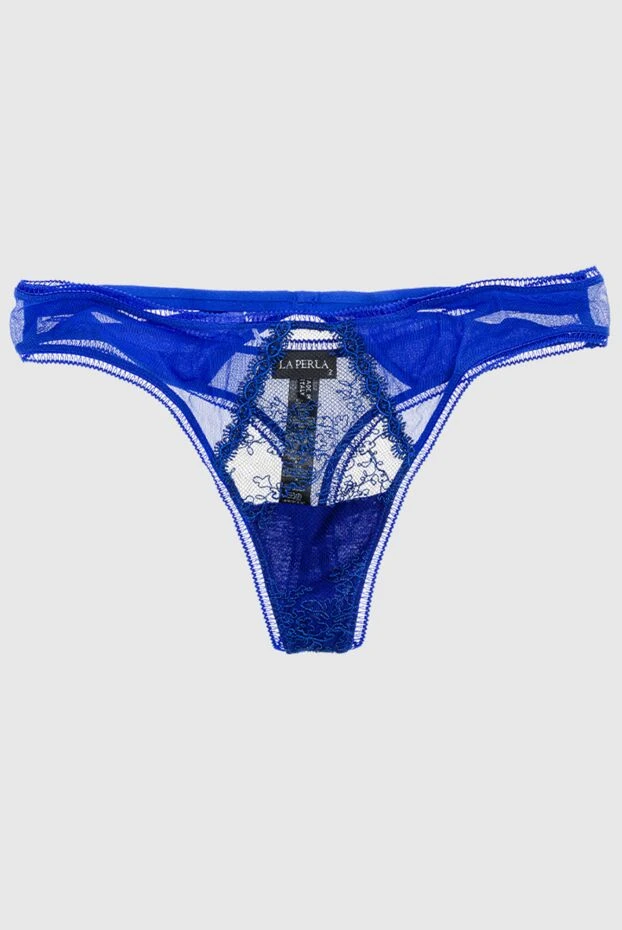 La Perla woman blue polyamide and elastane thong for women buy with prices and photos 131461 - photo 1