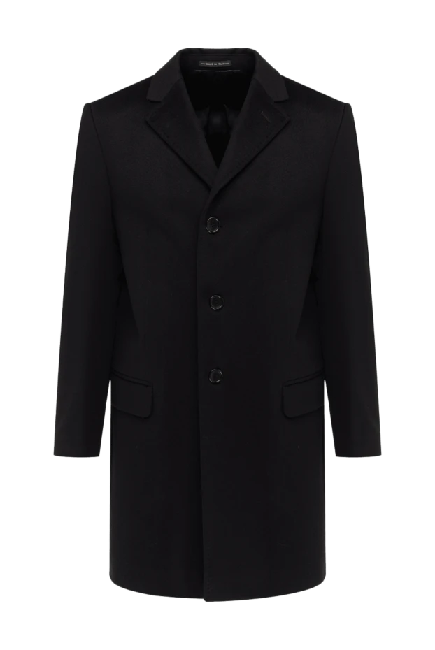 Cesare di Napoli man black wool coat for men buy with prices and photos 131495 - photo 1