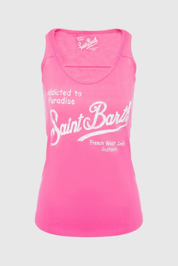 MC2 Saint Barth pink cotton t-shirt for women 131622 - photo 1