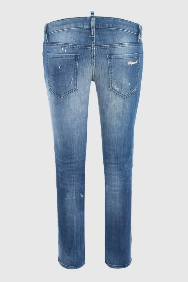 Dsquared2 женские джинсы из хлопка синие женские купить с ценами и фото 131697 - фото 2