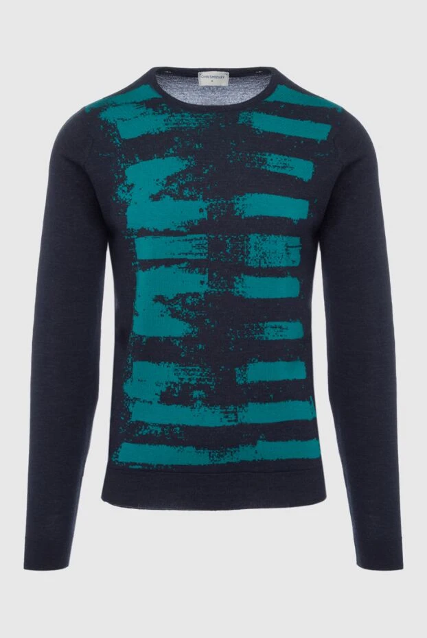 John Smedley blue wool sweater for men 131809 - photo 1