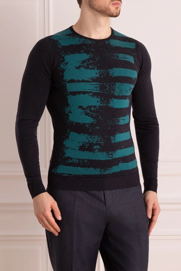 John Smedley man wool jumper gray for men 131817 - photo 3