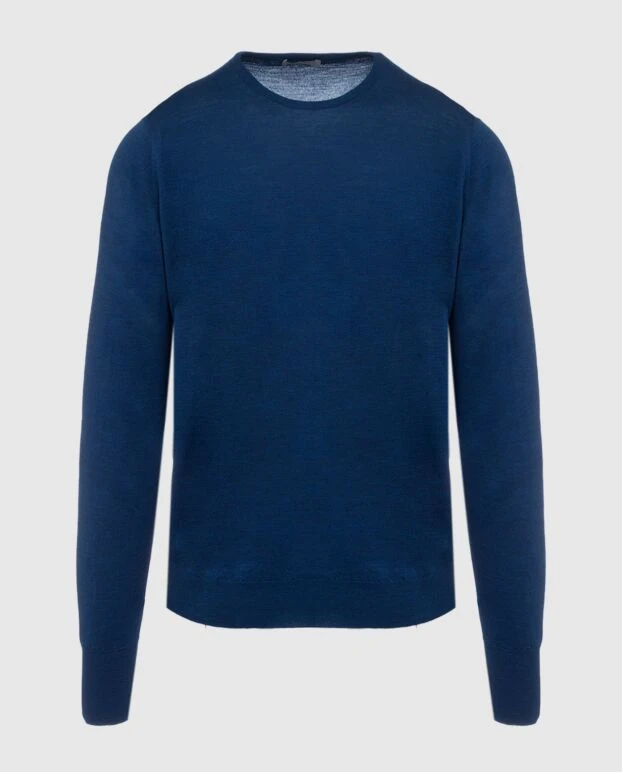 John Smedley man wool jumper blue for men 131815 - photo 1