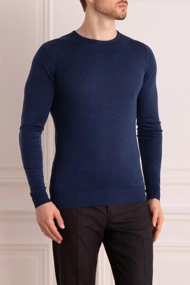 John Smedley man wool jumper gray for men 131817 - photo 3