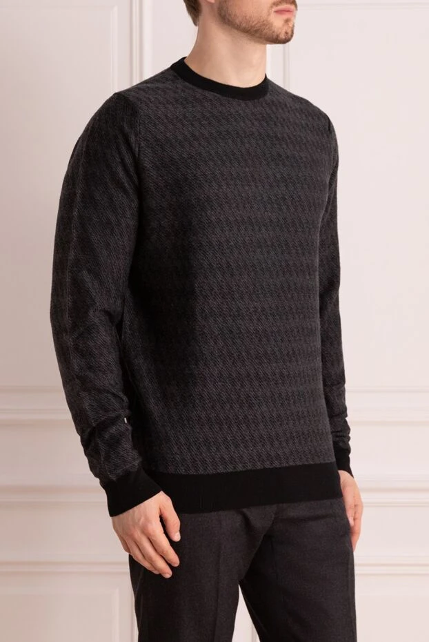 John Smedley man wool jumper gray for men 131817 - photo 3