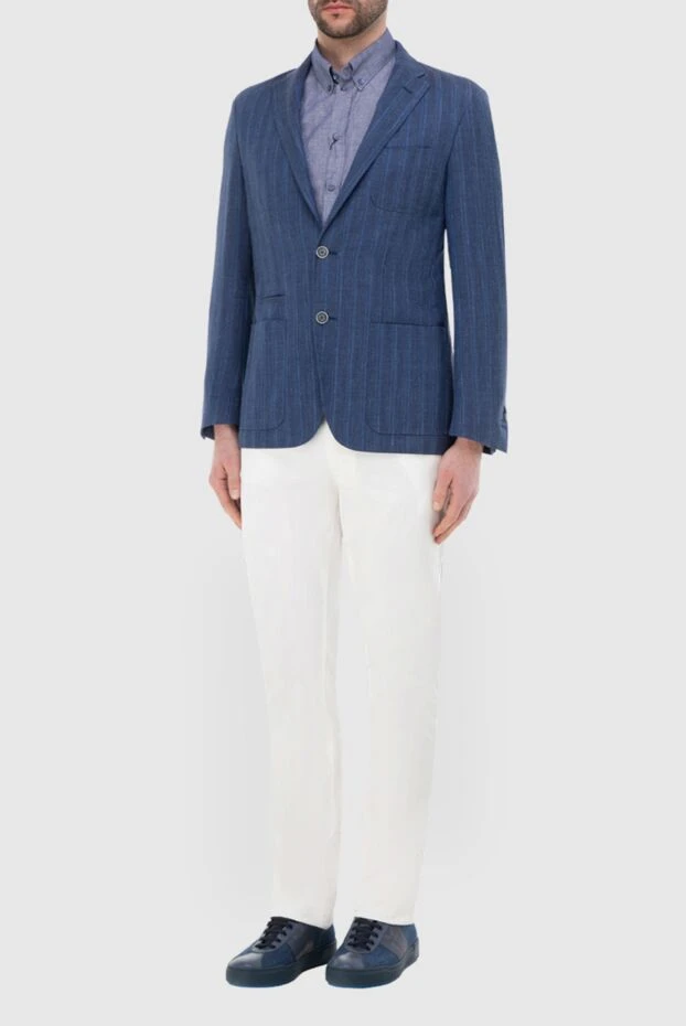 Corneliani мужские пиджак синий мужской купить с ценами и фото 131883 - фото 2