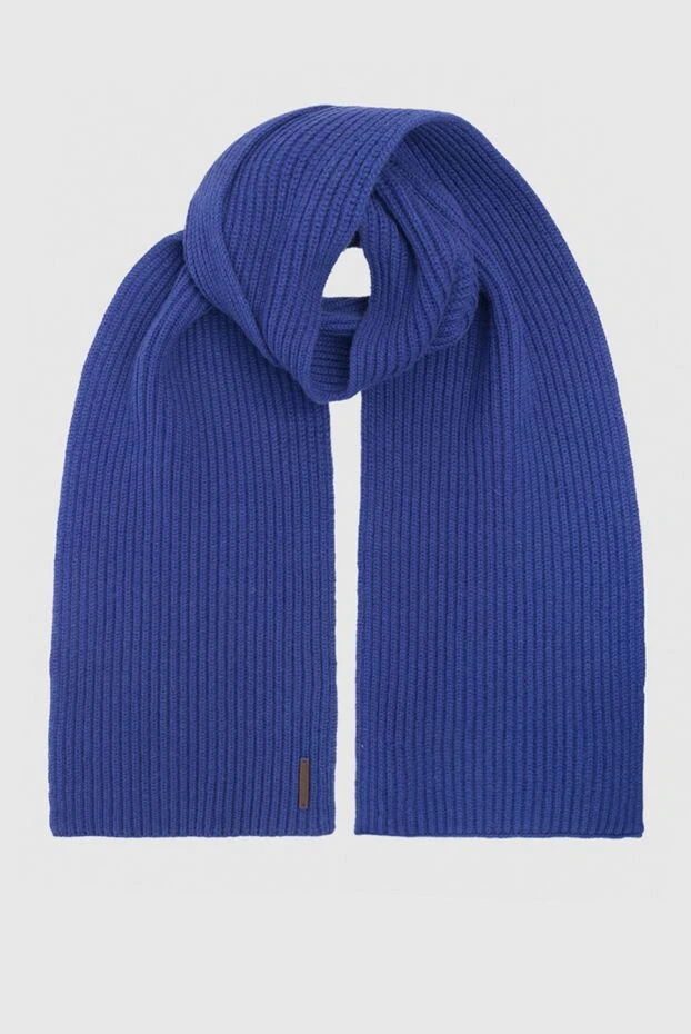 Corneliani man cashmere scarf blue for men 131948 - photo 1