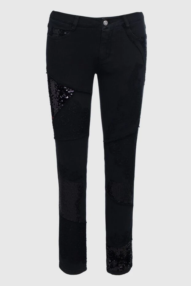 Ermanno Scervino black cotton jeans for women 131957 - photo 1