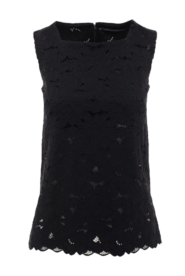 Ermanno Scervino woman women's black polyester and cotton top buy with prices and photos 131978 - photo 1
