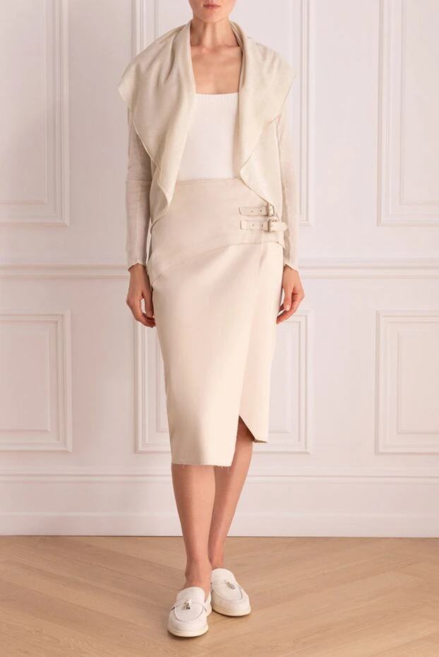 Ermanno Scervino woman beige polyester skirt for women buy with prices and photos 132029 - photo 2
