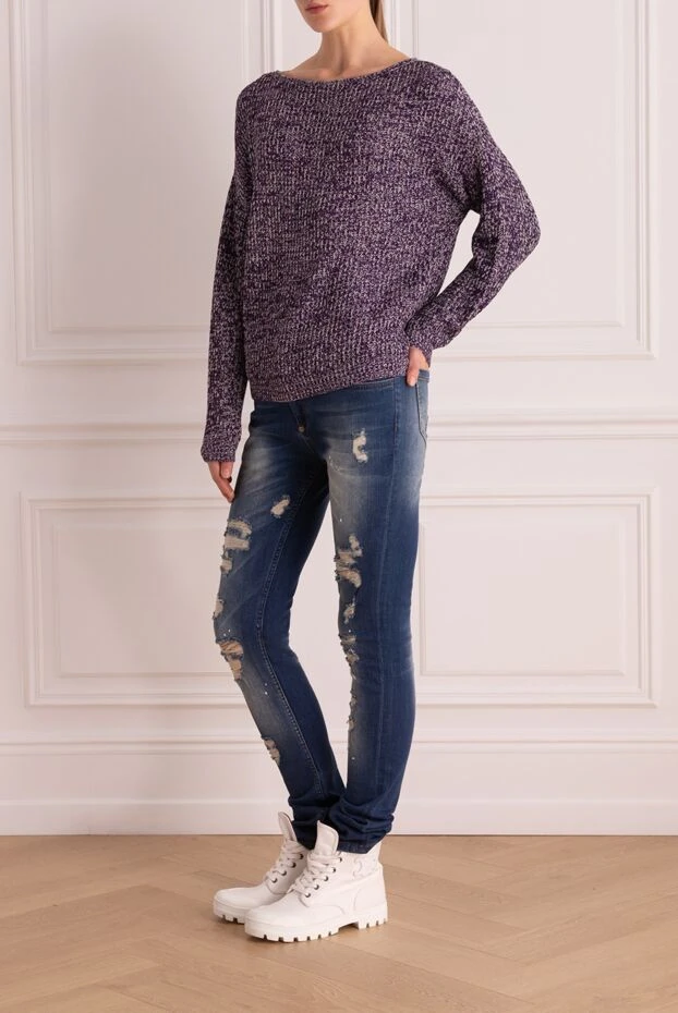Malo woman purple cotton jumper for women buy with prices and photos 132090 - photo 2