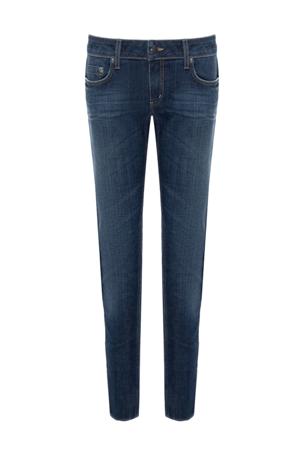 Malo women's dark blue low-rise jeans 132109 - photo 1