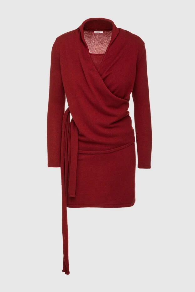 Malo женские платье из кашемира бордовое женское купить с ценами и фото 132132 - фото 1