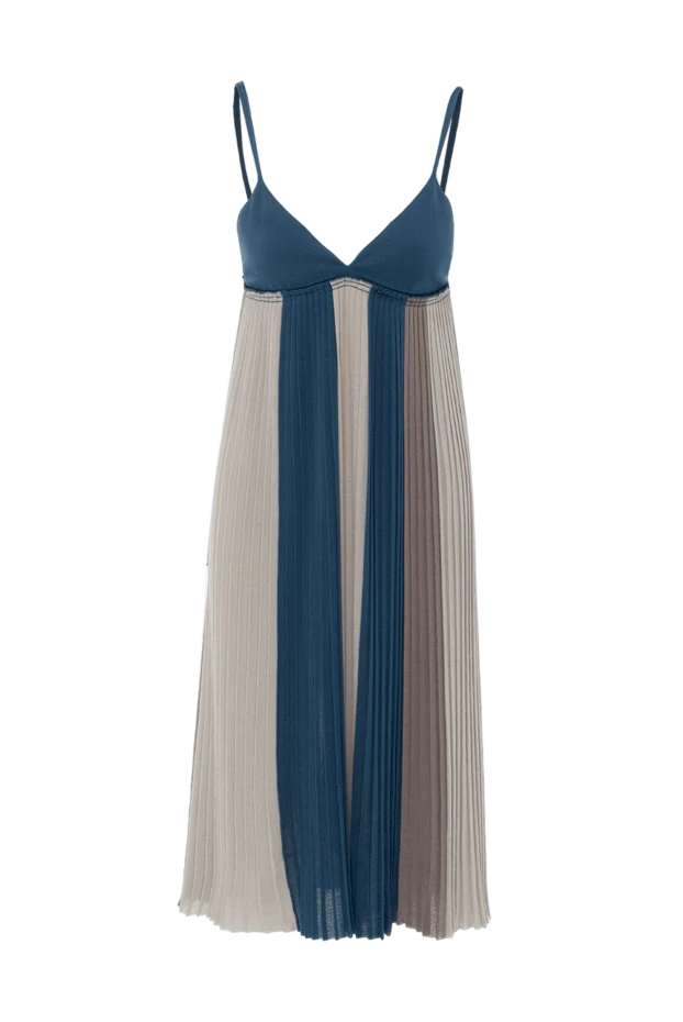 Malo женские платье из хлопка синее женское купить с ценами и фото 132138 - фото 1
