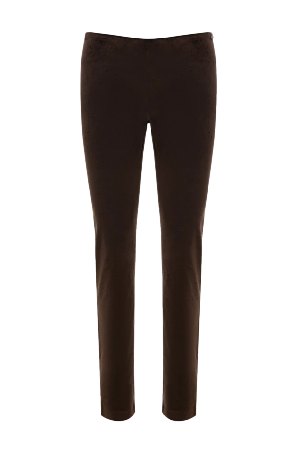 Malo woman black cotton and viscose trousers for women buy with prices and photos 132194 - photo 1