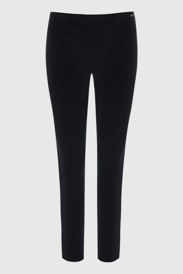 Malo woman black cotton and viscose trousers for women buy with prices and photos 132195 - photo 1