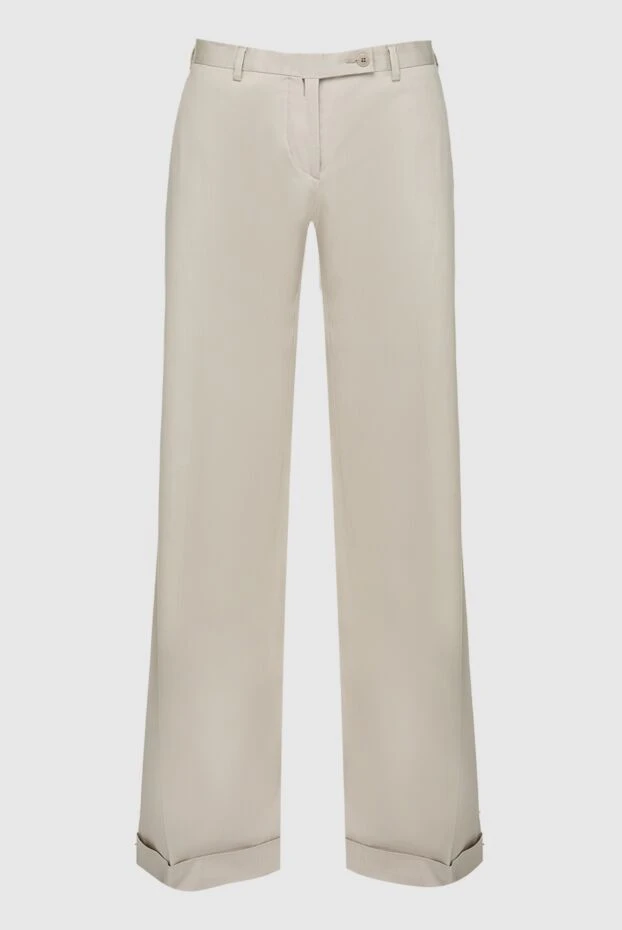 Malo woman beige cotton trousers for women buy with prices and photos 132200 - photo 1