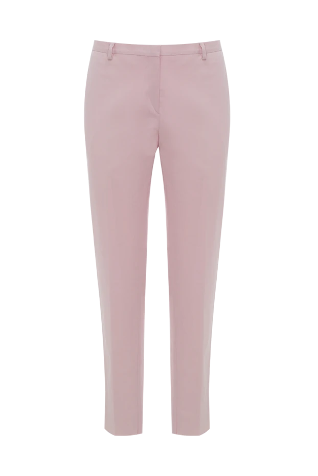 Malo женские брюки из хлопка розовые женские купить с ценами и фото 132206 - фото 1