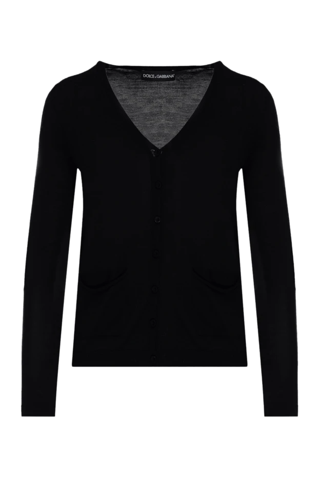 Dolce & Gabbana black wool cardigan for women 132289 - photo 1