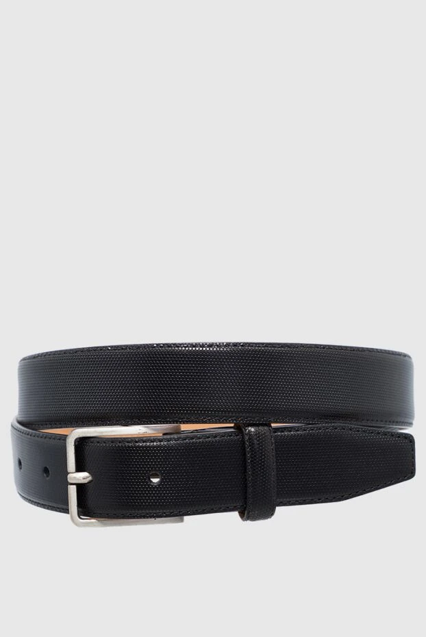 Araldi 1930 man black leather belt for men 132791 - photo 1