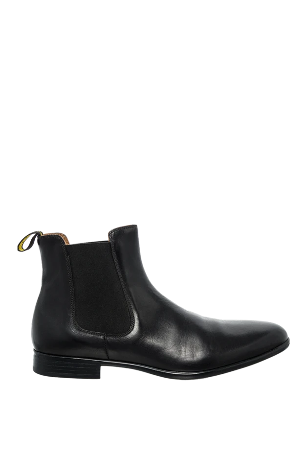 Doucal`s мужские мужские ботинки из кожи черные купить с ценами и фото 132877 - фото 1