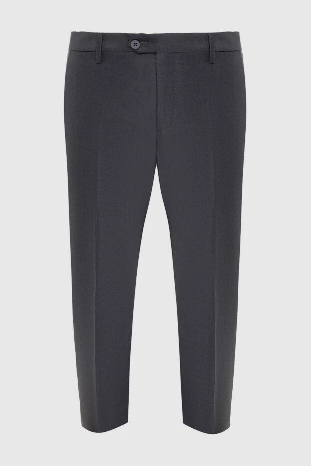 Cesare di Napoli мужские брюки из шерсти серые мужские купить с ценами и фото 132909 - фото 1