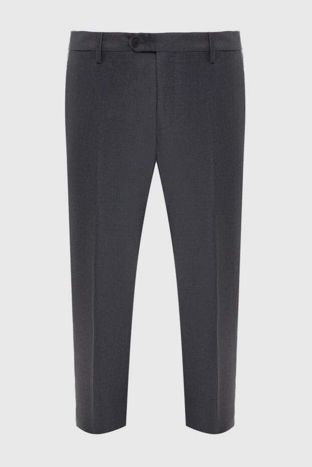 Marco Pescarolo man men's gray wool trousers buy with prices and photos 132910 - photo 1