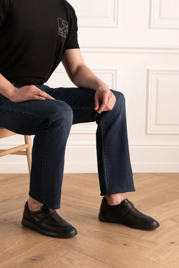 Fratelli Rosetti мужские кроссовки из кожи черные мужские купить с ценами и фото 132915 - фото 2