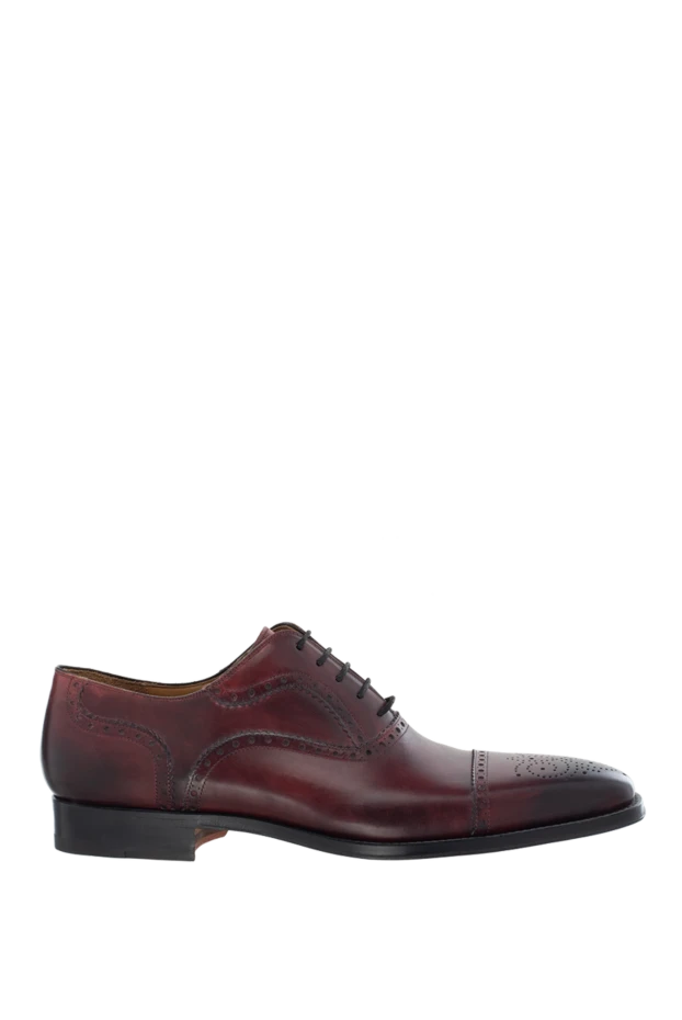 Magnanni shoes for men made of burgundy leather 133000 - photo 1