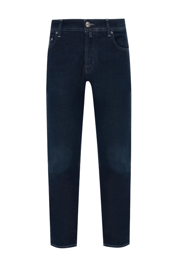 Jacob Cohen man blue cotton jeans for men buy with prices and photos 133039 - photo 1